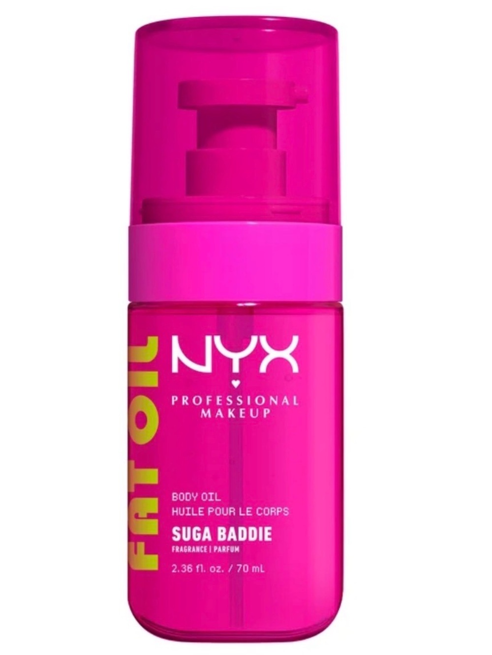 NEW NYX Suga Baddie Body Oil Vanilla & Cream 2.38 fl oz